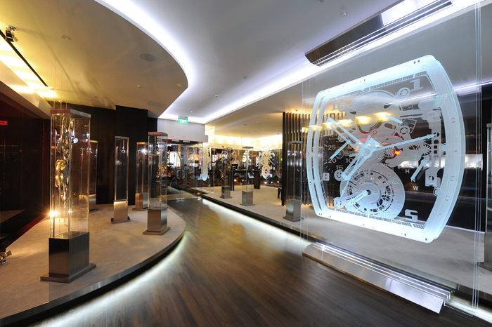 La boutique de Richard Mille en Singapore en el hotel Grand Hyatt