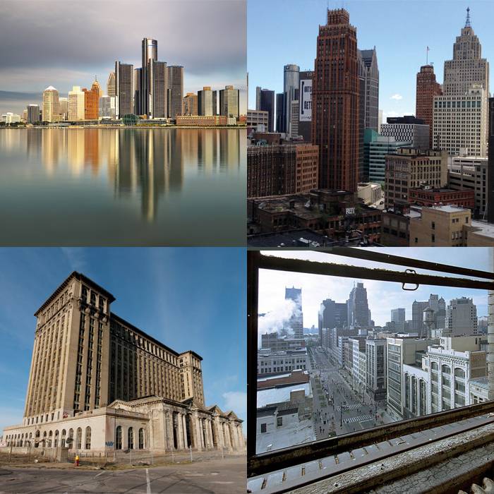Modernidad y decadencia urbana: las contrastantes caras de Detroit.