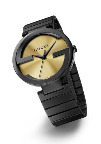 El Gucci Grammy® Interlocking Watch con esfera de Grammium