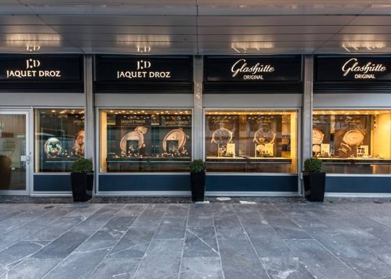 Glasshütte Original & Jaquet Droz Abren una Boutique Compartida en Ginebra