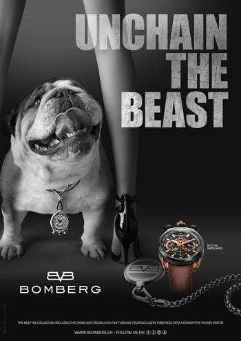 «Unchain the Beast» Anuncio de Bomberg