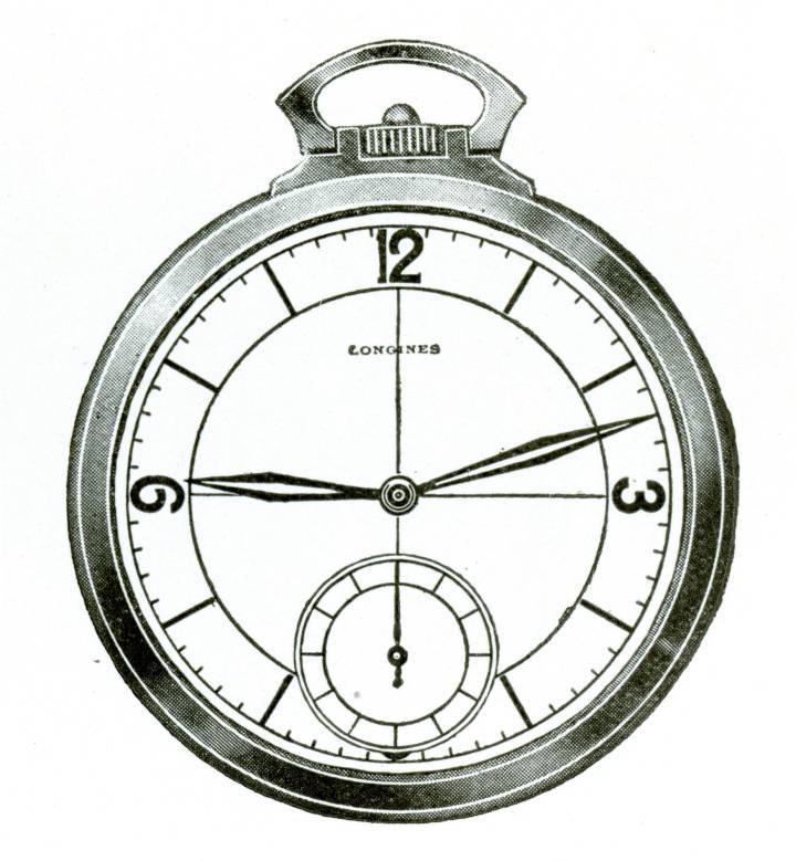 Un reloj de bolsillo sectorial de 1935 