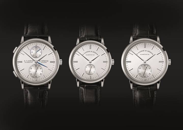 La nueva generación de relojes SAXONIA DUAL TIME, SAXONIA y SAXONIA AUTOMATIC en oro blanco