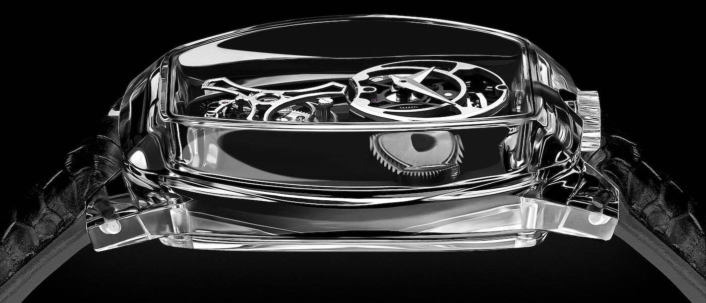 ArtyA presenta el Curvy Purity Tourbillon en una elegante caja de zafiro