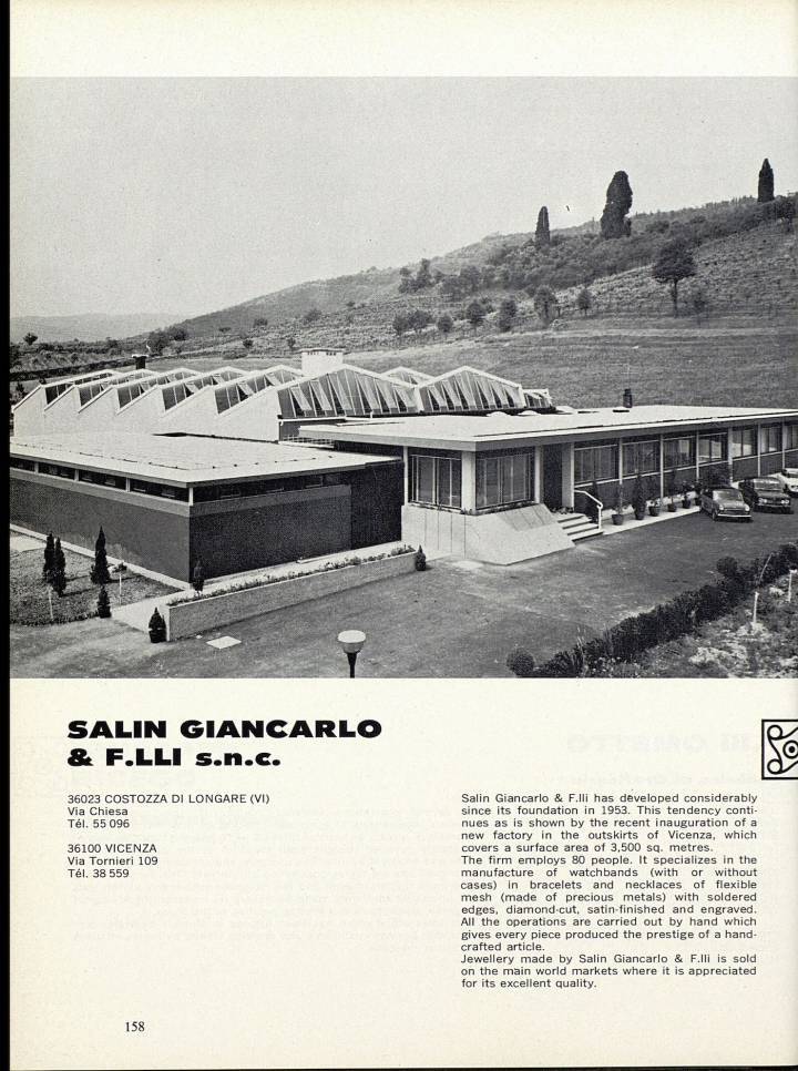 La fábrica de Salin aparece en este artículo publicado en Europa Star en 1969.