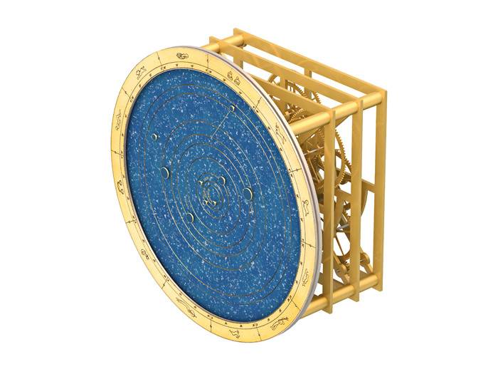 El mecanismo planetarium del reloj Türler