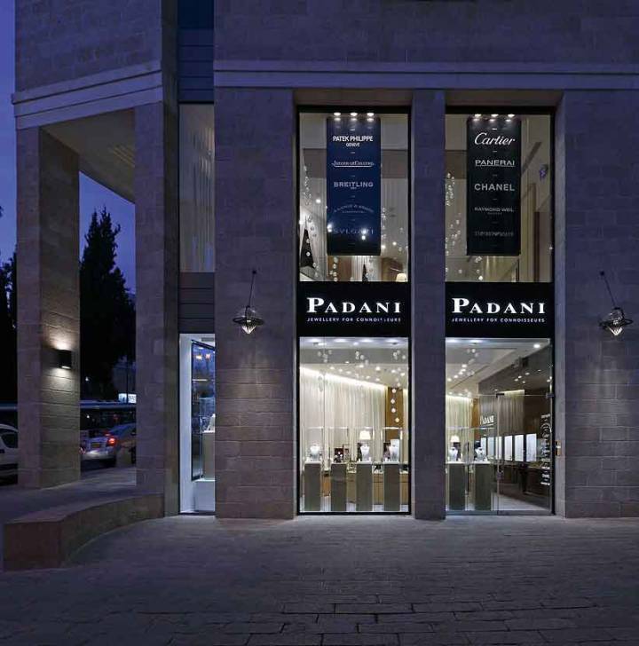 La tienda Padani en Jerusalem