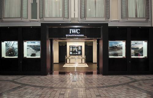 La boutique de IWC a bordo del «Mariner of the Seas»