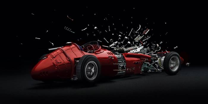 Imagen de Fabian Oefner - disintegrating Maserati 250F