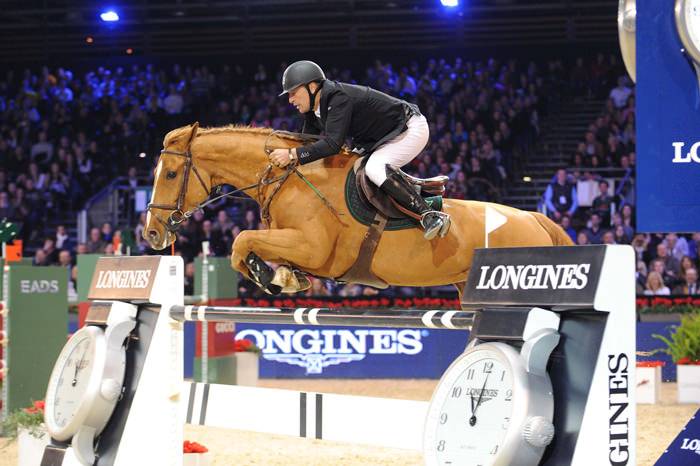 Roger Yves Bost sobre Castle Forbes Cosma durante el Longines Speed Challenge