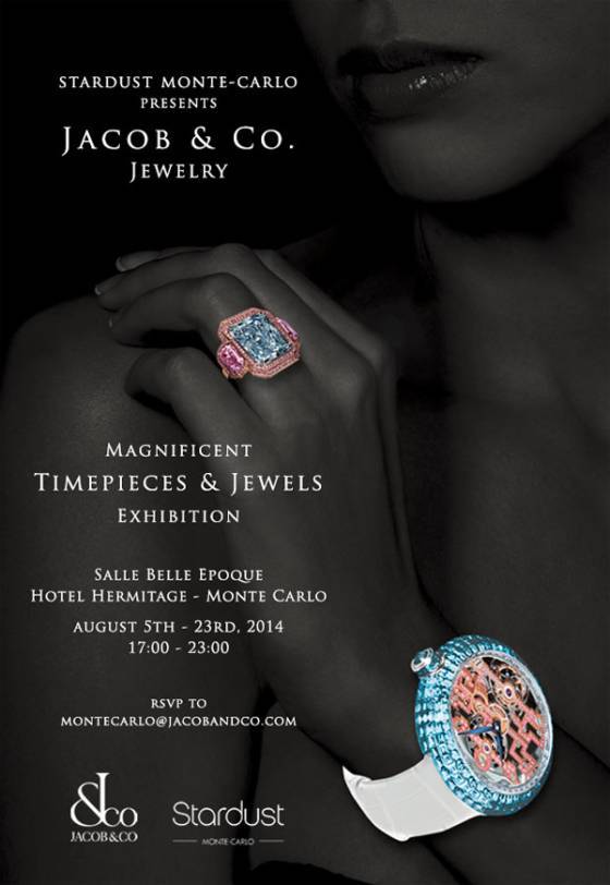 Exposición Anual de las Raras Colecciones de Jacob & Co. de Alta Joyería y Relojería en Mónaco