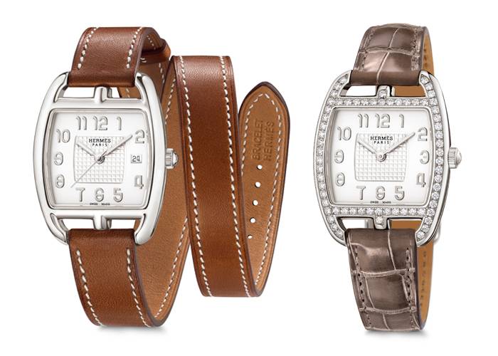 Los relojes Cape Cod Tonneau GM Silver de Hermès
