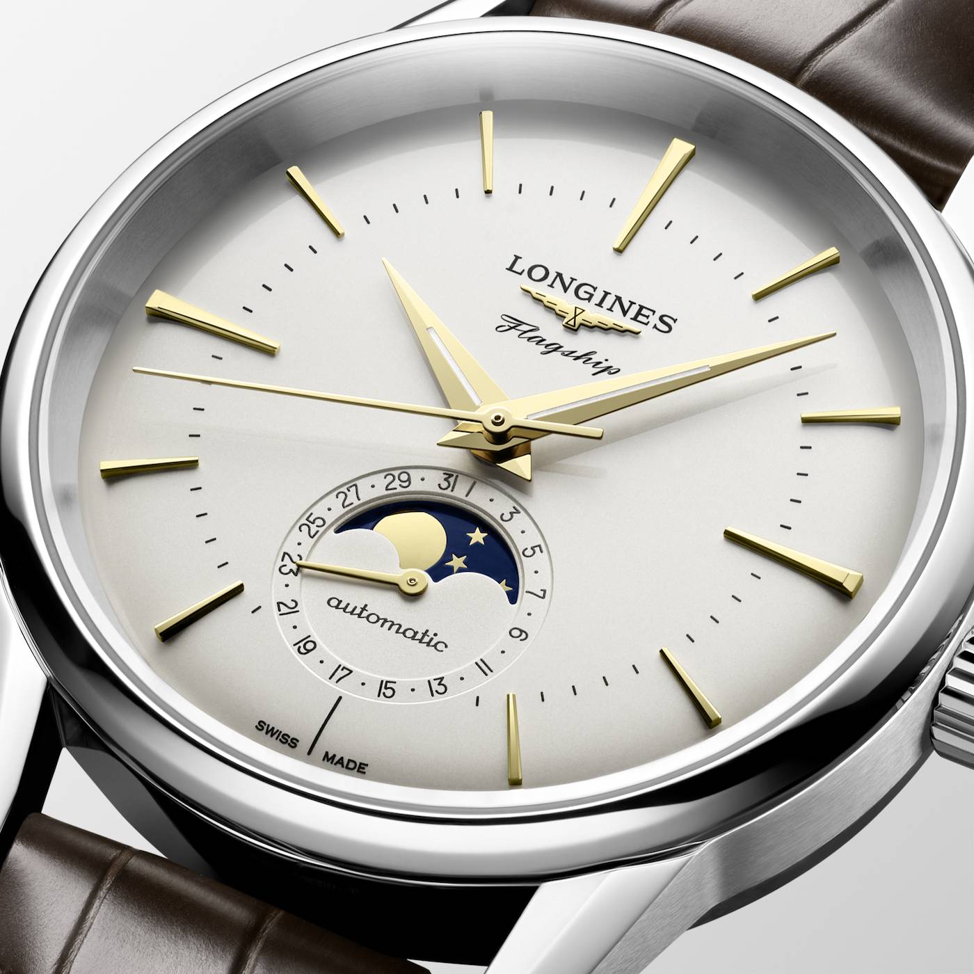 Longines: nuevos modelos Flagship Heritage con función de fase lunar