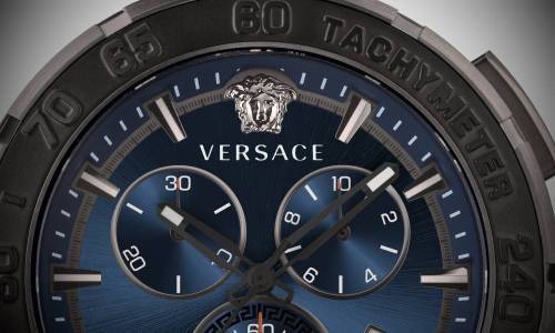 Versace presenta el innovador Greca Chrono Indiglo