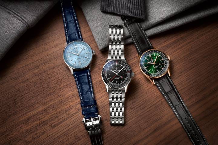 Para su 140 aniversario, Breitling rinde homenaje a los íconos de la aviación y la industria aeroespacial con los nuevos modelos Navitimer GMT y Automatic 41, y un Cosmonaute automático de edición limitada.