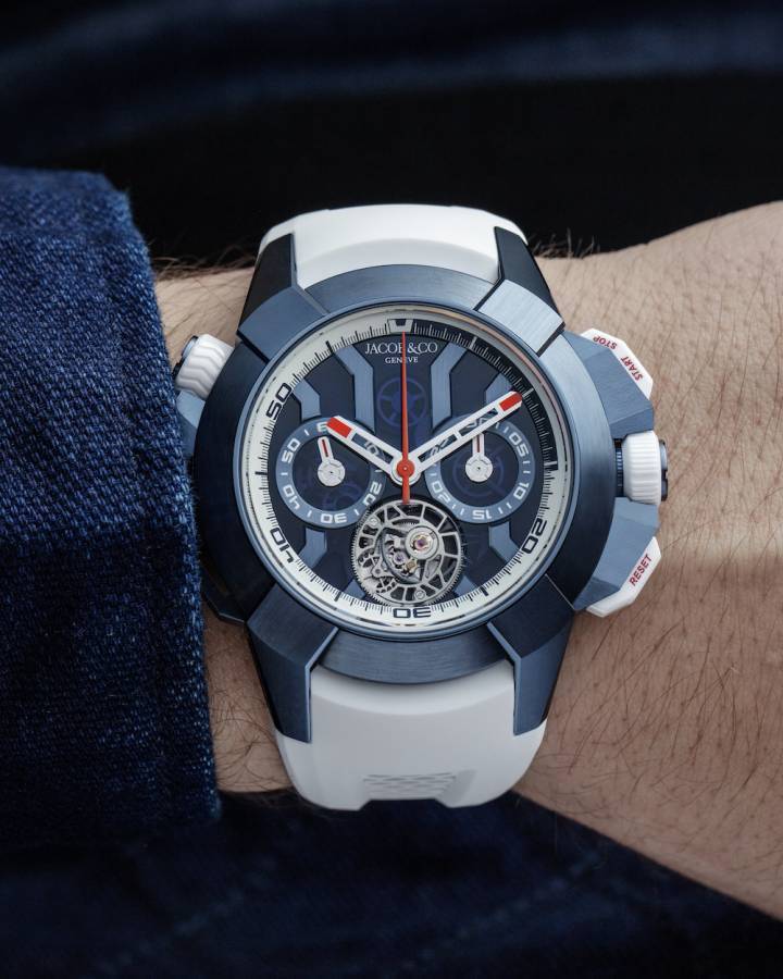 Jacob & Co. escoge el azul para el Epic X Chrono Tourbillon