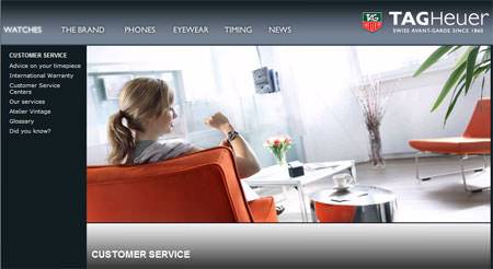 TAG Heuer presenta su primer Sitio Web con un exclusivo Servicio al Cliente
