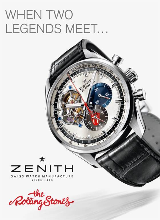 Zenith se une a Los Rolling Stones