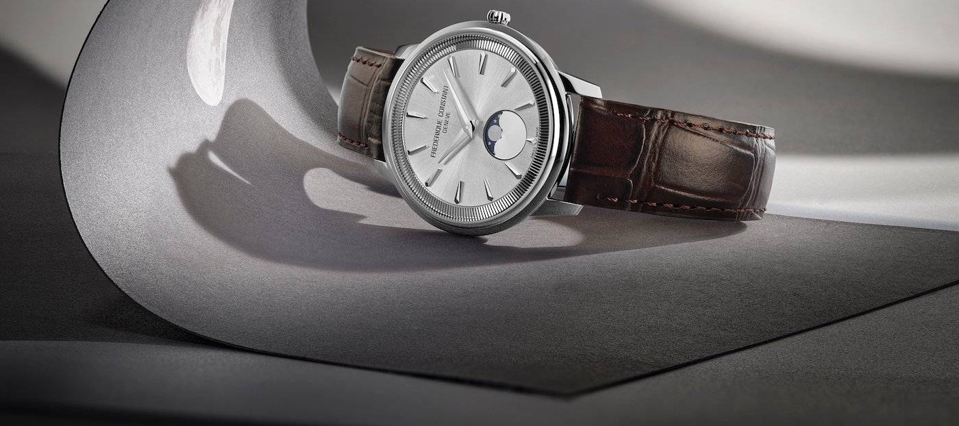 Frederique Constant Classics Moneta Moonphase eleva el atractivo del cuarzo