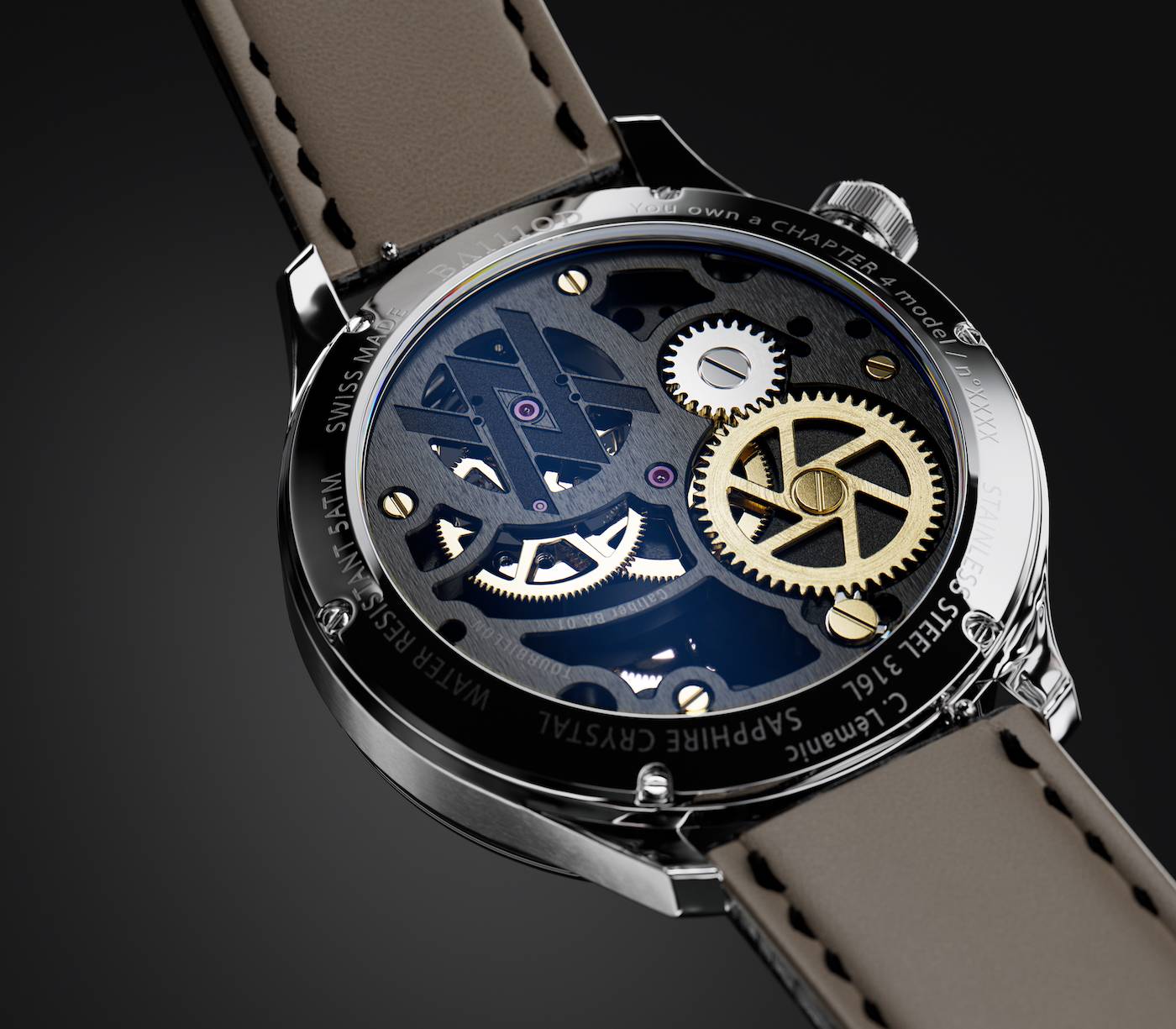 La saga de Ba111od continúa con el Chapter 4.7 Onyx Tourbillon C. Lémanic