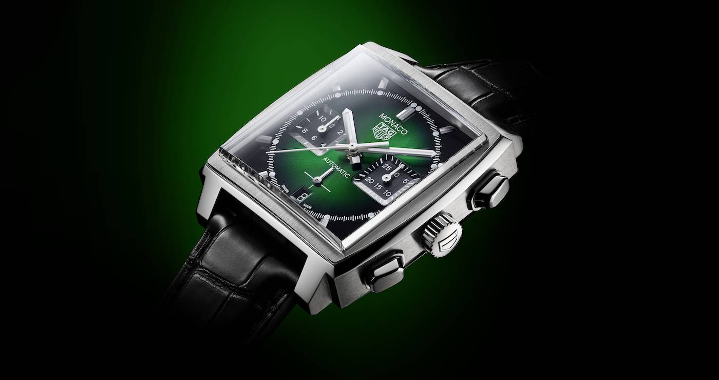 TAG Heuer presenta un Monaco con esfera verde