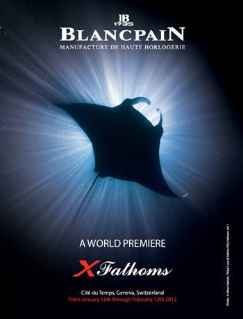 El Blancpain «X Fathoms» se estrena en la Cité du Temps, de Ginebra