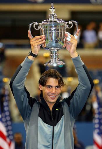 Rafael Nadal victorioso en el Us Open