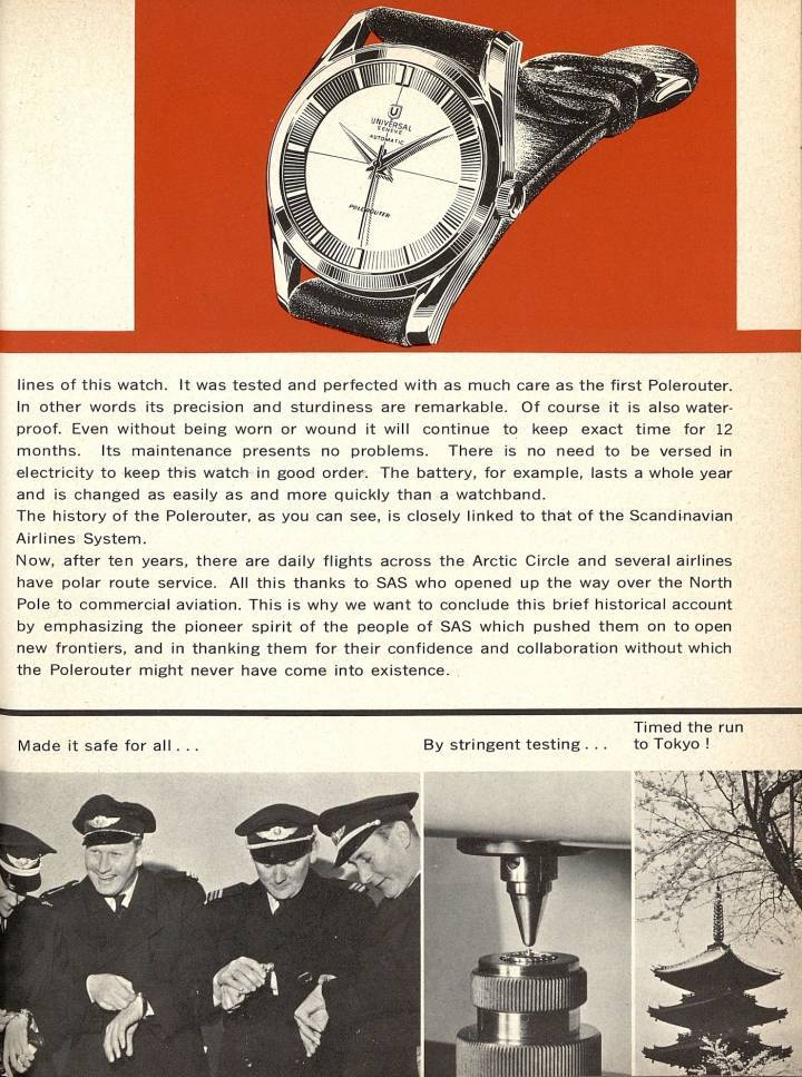 Un artículo sobre el Polerouter publicado en Europa Star en 1965