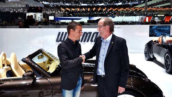 Arnaud Faivre y Friedhelm Wiesmann en el Salón del Automovil de Ginebra 2013