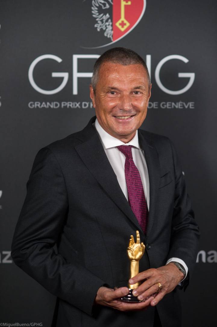 Jean-Christophe Babin, CEO of Bulgari, en la edición 2021 del Grand Prix d'Horlogerie de Genève (GPHG)