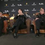 Depeche Mode: (desde la izquierda) Martin Gore, Dave Gahan y Andy Fletcher