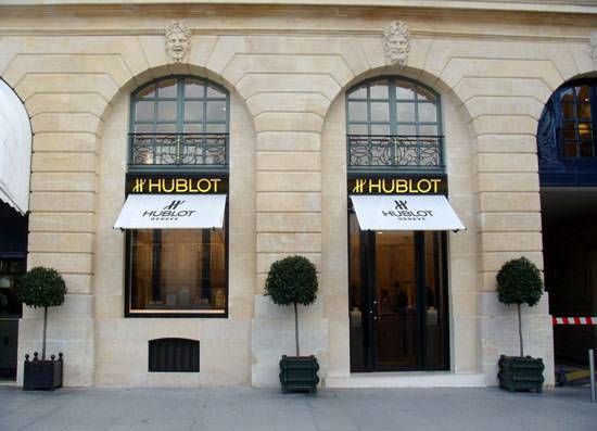 Pronto una boutique Hublot en la Plaza Vendôme