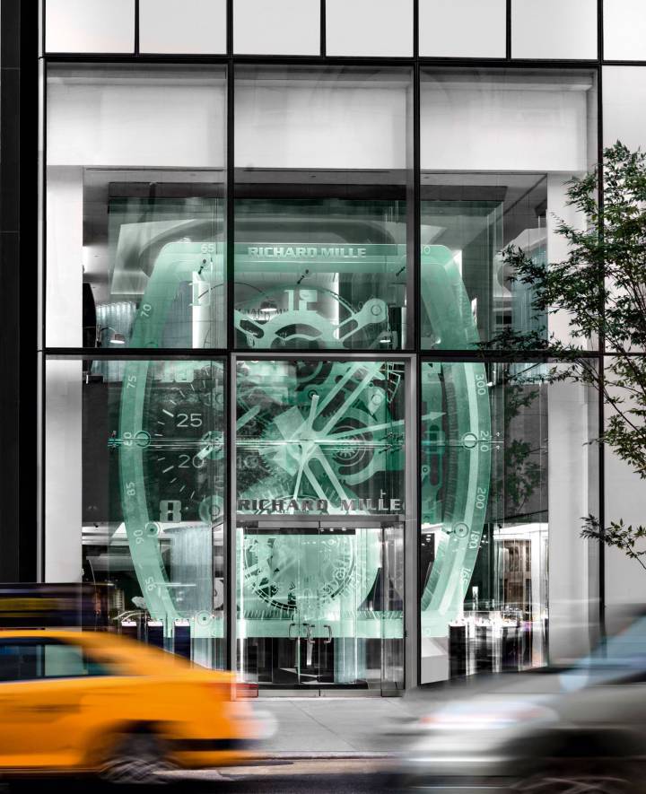 La boutique de Richard >Mille en Nueva York – la más grande del mundo – marca la apertura de una nueva era para la marca