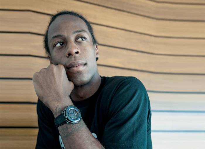 El Bethune DB28 Black Matt Special Edition llevado por Gaël Monfils