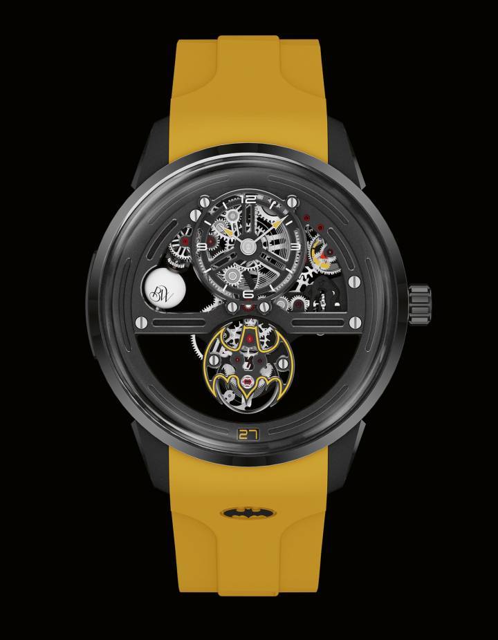 El reloj, fabricado en titanio de grado 5, se produce en una edición limitada de 200 piezas en todo el mundo, con un diámetro de esfera de 38 mm y un grosor de 8,9 mm. Se entrega con dos correas de caucho fluorado ligeras y cómodas, una negra y otra amarilla.