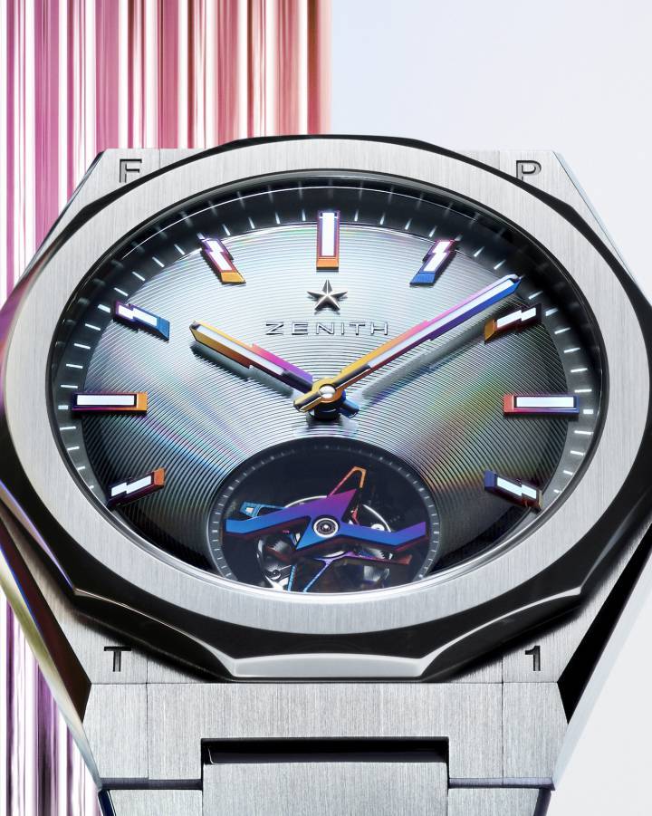 Zenith presenta el Defy Skyline Tourbillon Felipe Pantone en colaboración