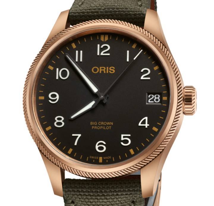 El Oris Big Crown ProPilot Big Date ahora en bronce