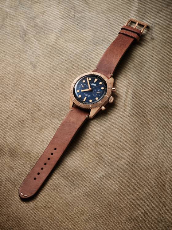 Oris Lanza el Special Carl Brashear Chronograph en Bronce