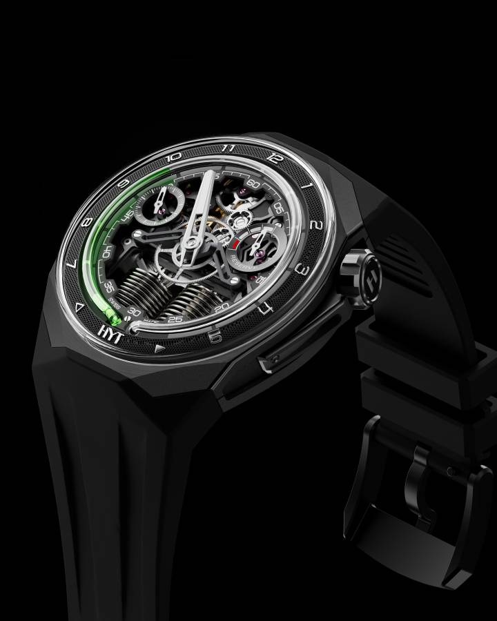 HYT añade tres relojes deportivos de titanio S1 a su colección permanente