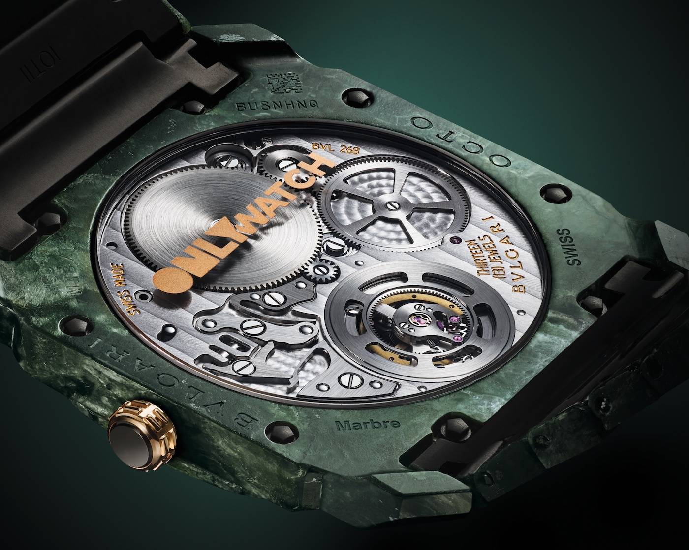 Bulgari: un Octo Finissimo Tourbillon único en mármol para Only Watch