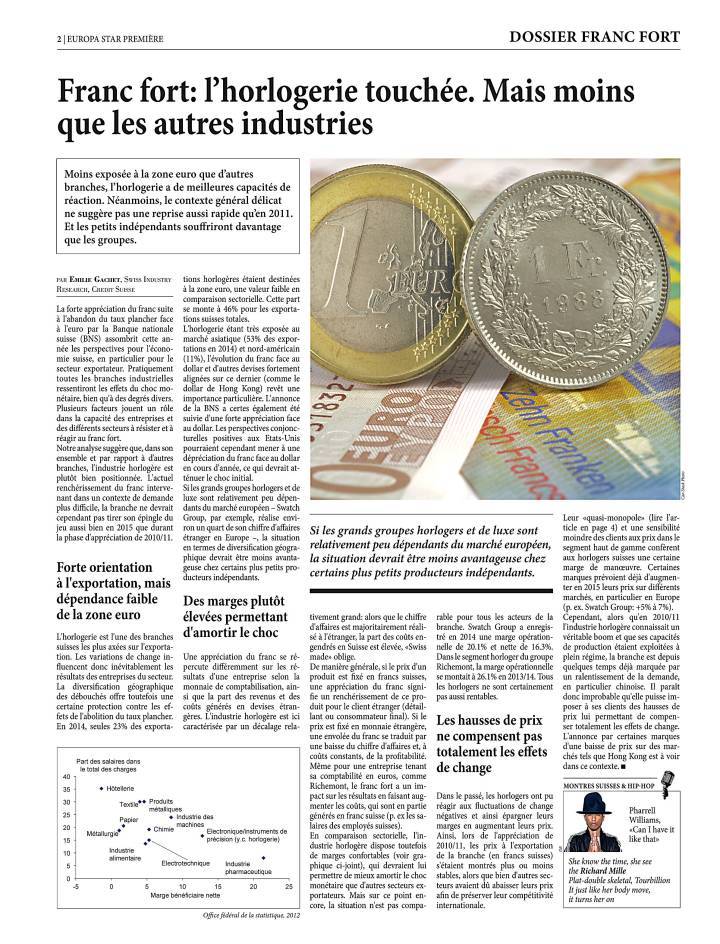 Hace exactamente diez años, la decisión del Banco Nacional Suizo de eliminar el límite cambiario conmocionó a los asistentes a la reunión anual de la industria relojera en Ginebra. Europa Star analizó las repercusiones en un informe especial. Ahora parece que la historia se repite.