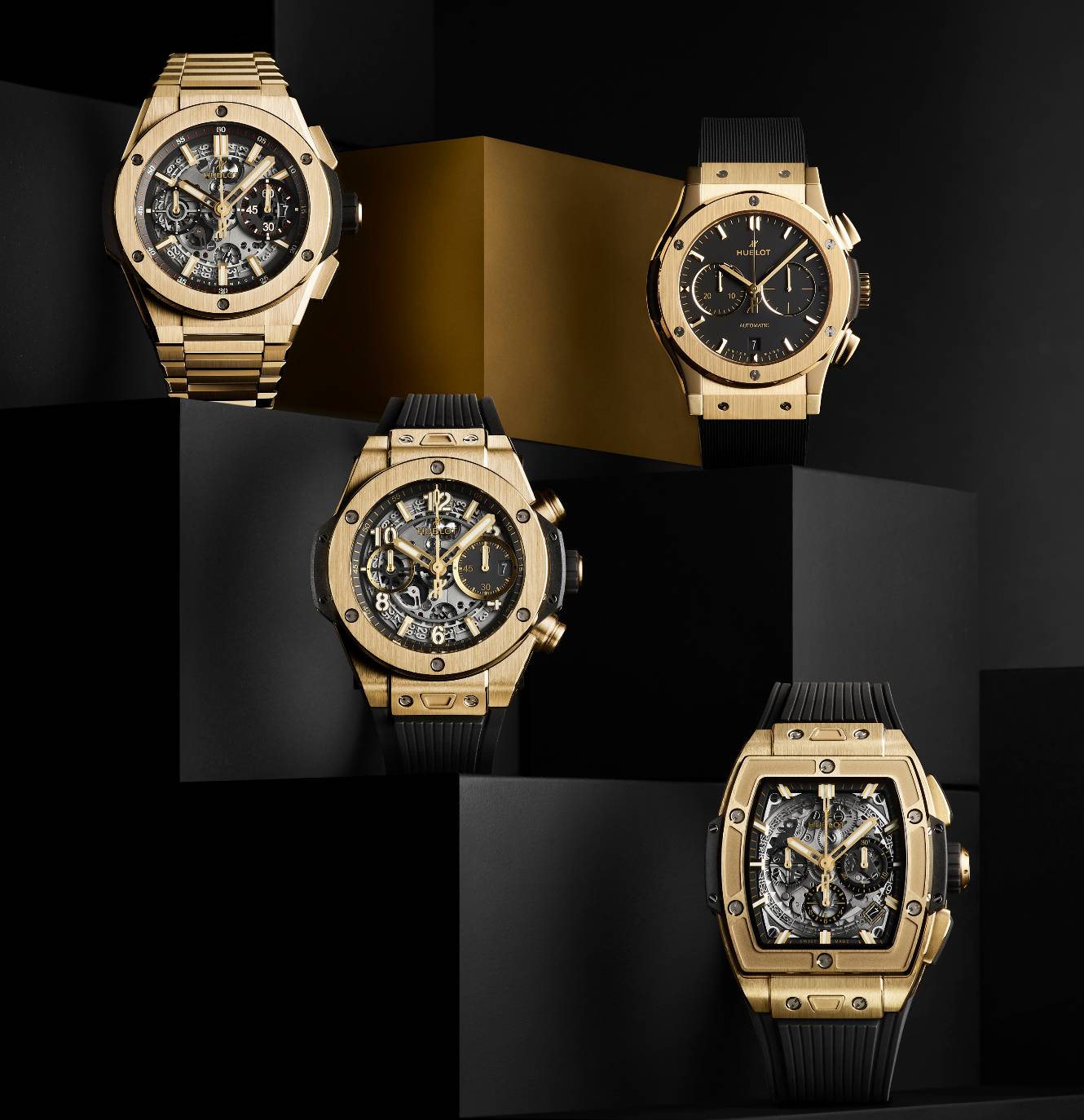 Nuevas versiónes de Hublot en oro amarillo