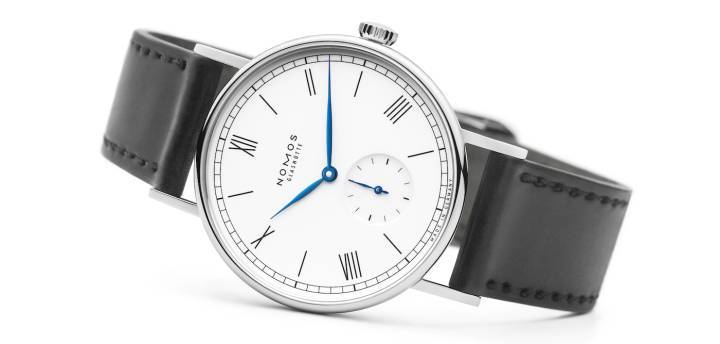 Un modelo Ludwig de cuerda manual (equipado con el calibre Alpha interno) de la serie de edición limitada que conmemora los 175 años de relojería en Glashütte