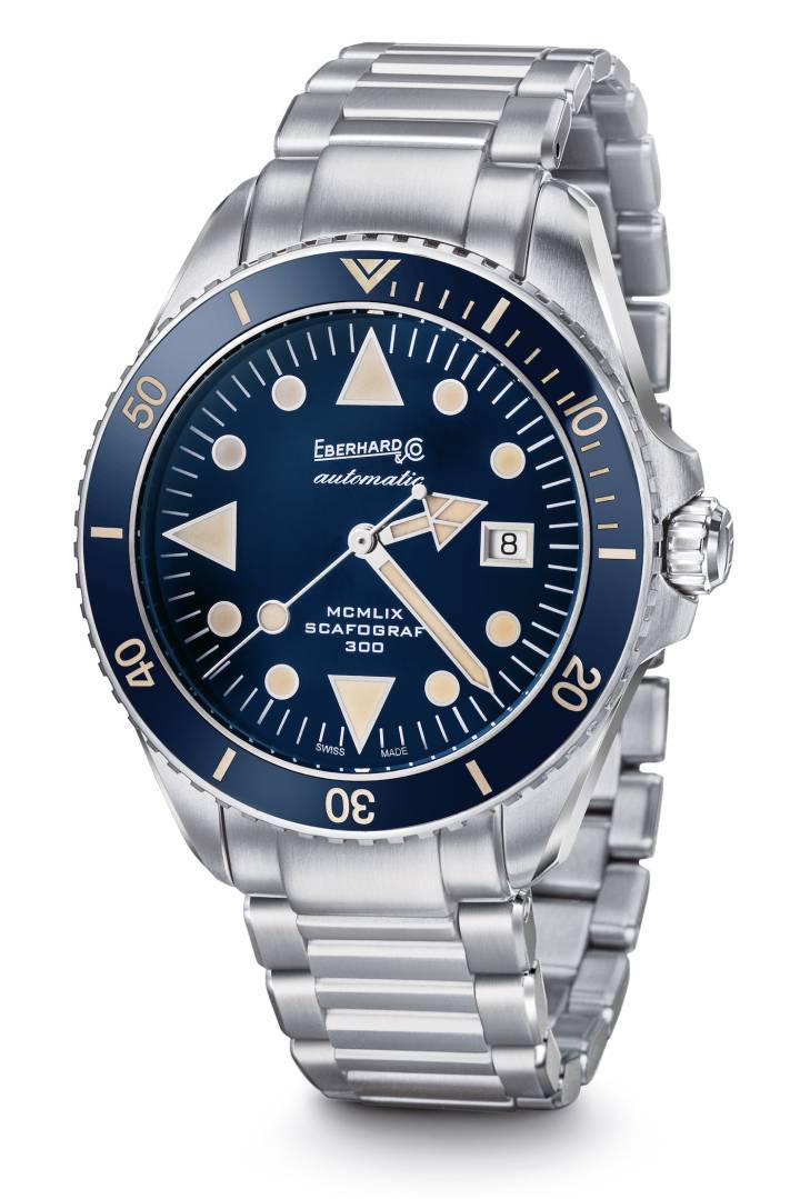 Eberhard & Co. Scafograf 300 MCMLIX Blue Edition