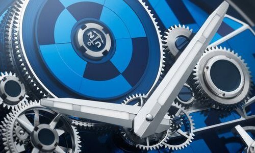 Ulysse Nardin Blast Free Wheel Marquetry sobre lienzo de silicio