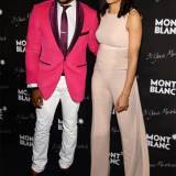 Tyson Beckford y Rosario Dawson en el evento de Montblanc - Abril 2014