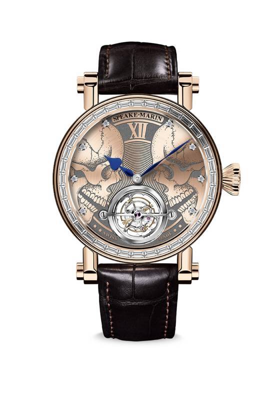 Speake-Marin enfrenta la mortalidad con el nuevo Skull Face to Face Tourbillon