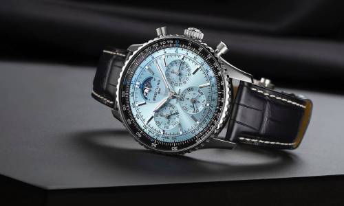 El nuevo cronógrafo con calendario perpetuo Navitimer B19 azul hielo de Breitling