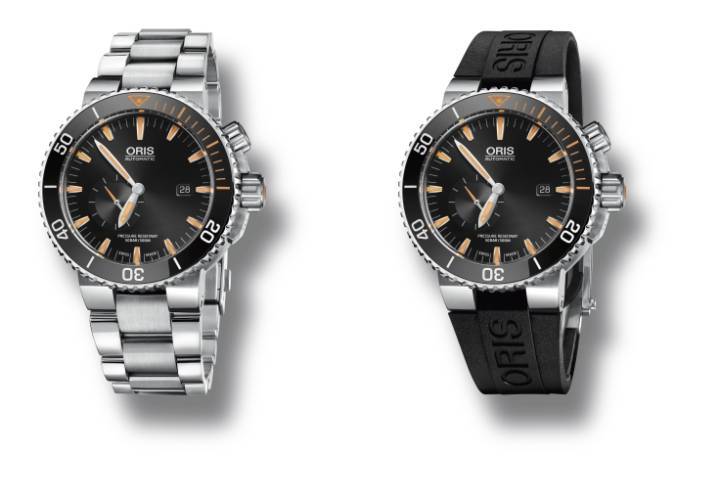 Oris Carlos Coste Limited Edition IV con brazalete de acero y correa de caucho