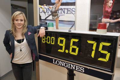 Ariella Kaeslin visita el cuartel general de Longines